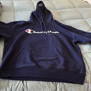 Champion Dark Blue Pullover Hoodie